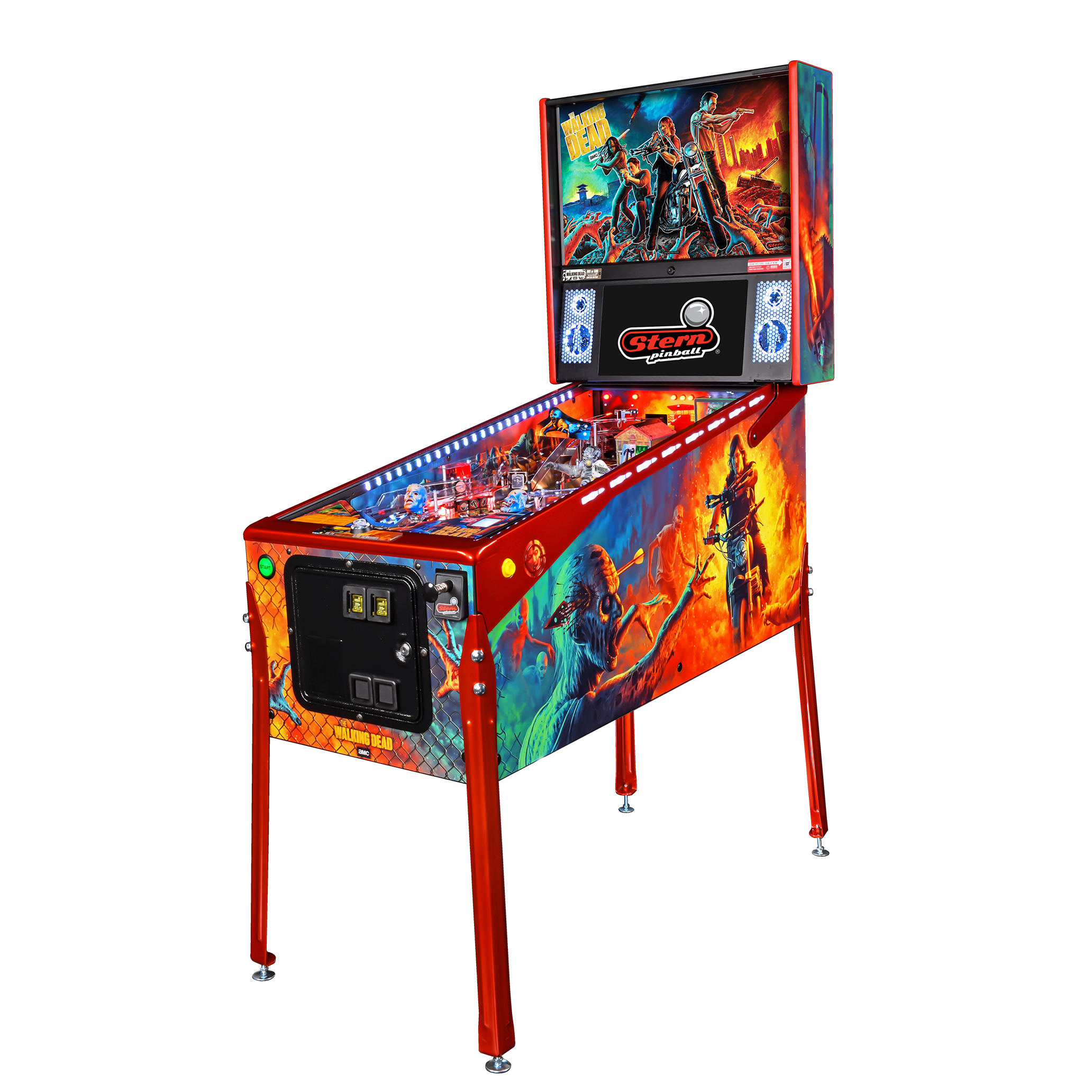 The Walking Dead Remastered Limited Edition Pinball Machine by Stern
