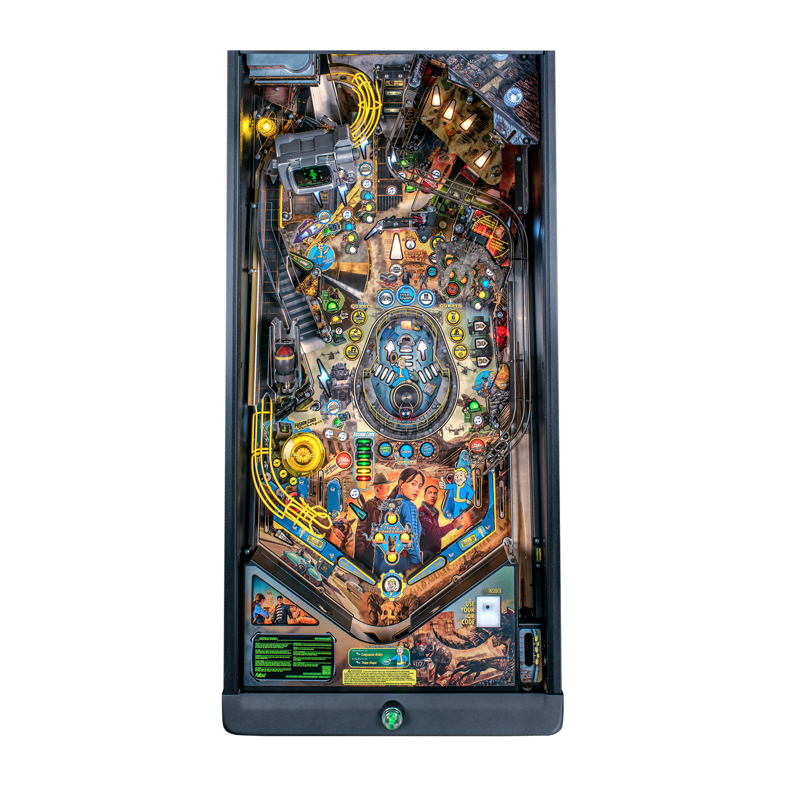 Fallout Premium Pinball Machine by Stern