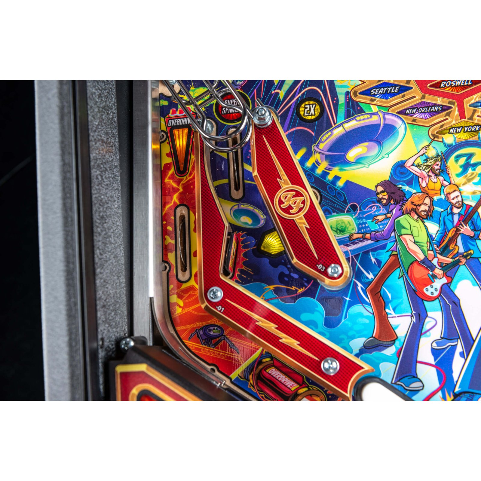 Foo Fighters Premium Pinball Machine by Stern