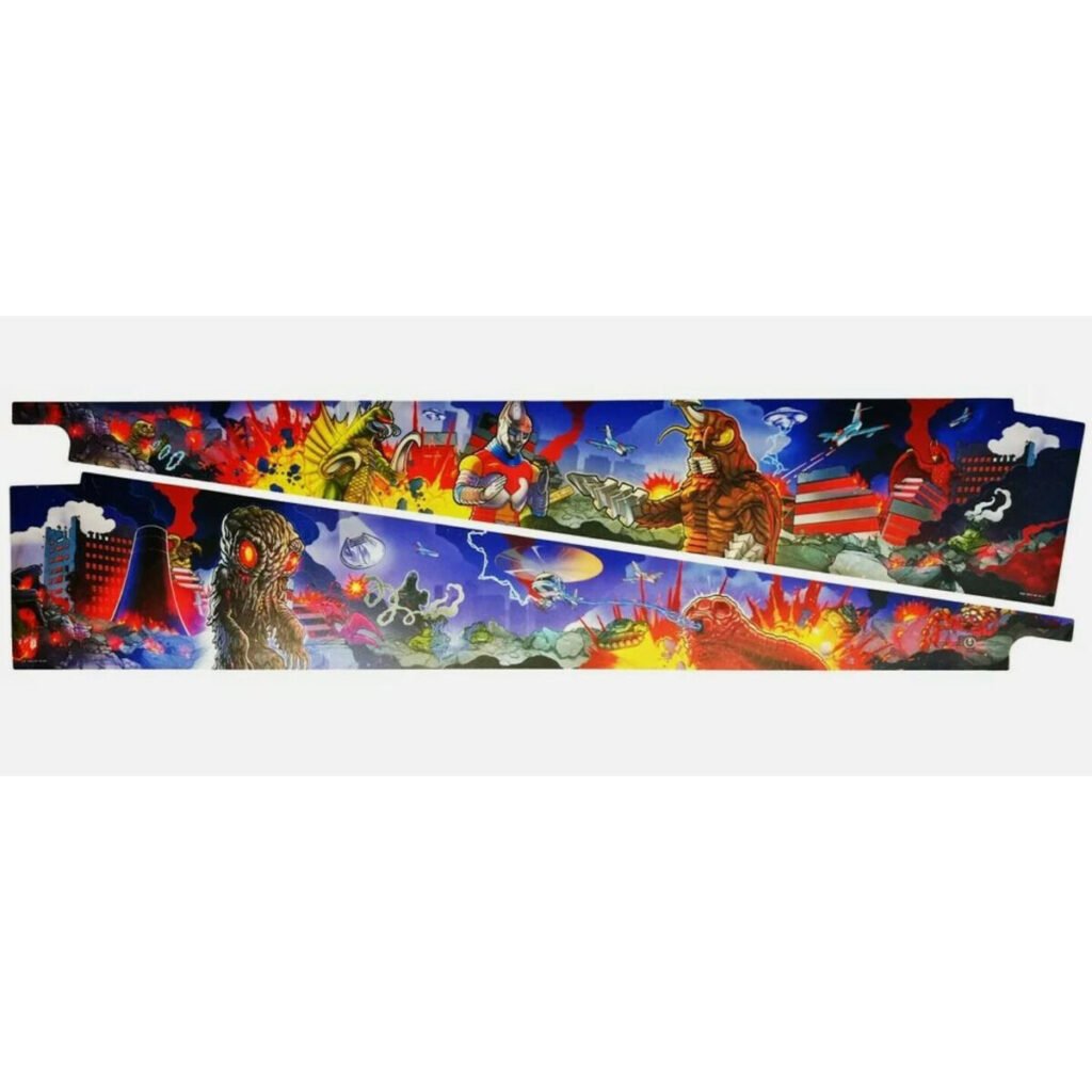 Godzilla Pinball Art Blades