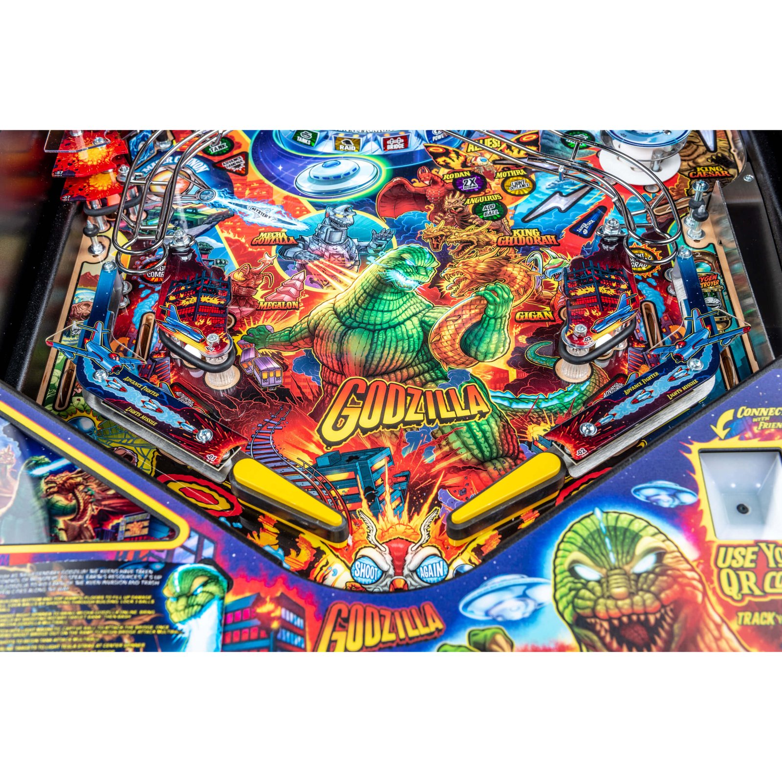 Godzilla Premium Pinball Machine by Stern