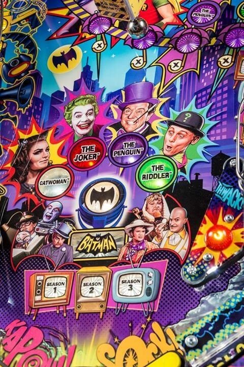Batman 66 Premium Pinball Machine by Stern