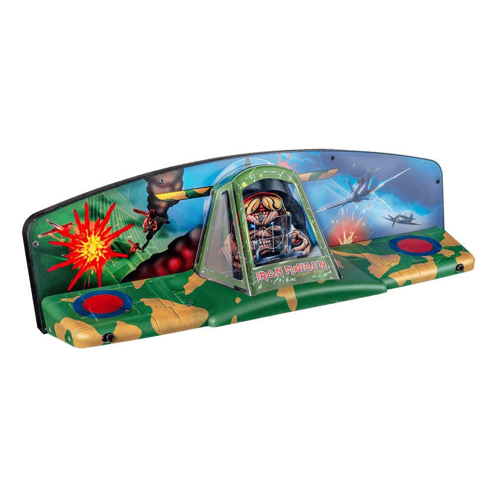 Iron Maiden (Aces High) Pinball Topper by Stern