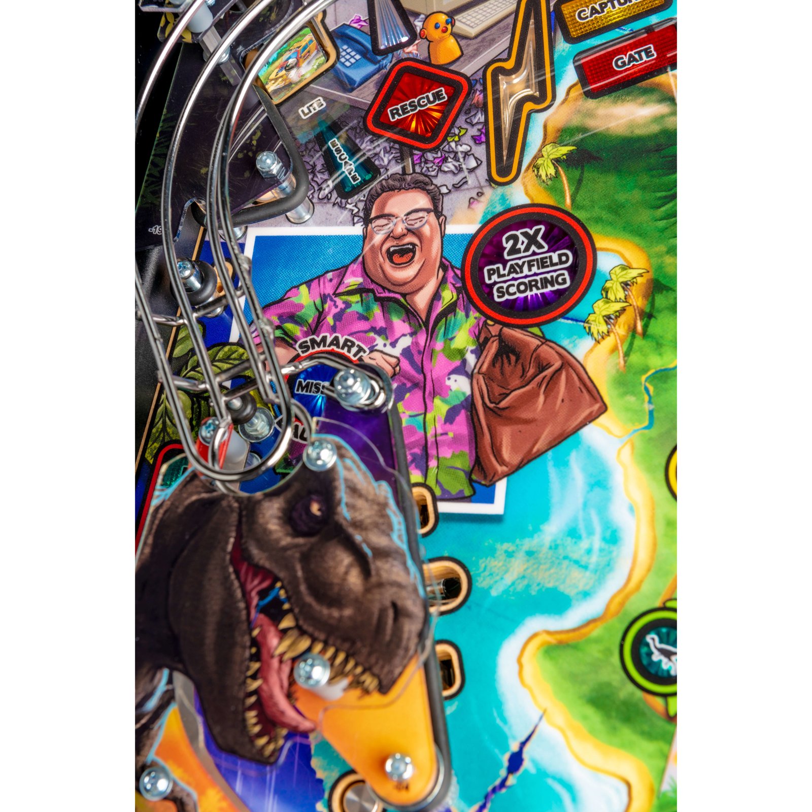 Jurassic Park Pro Pinball Machine by Stern