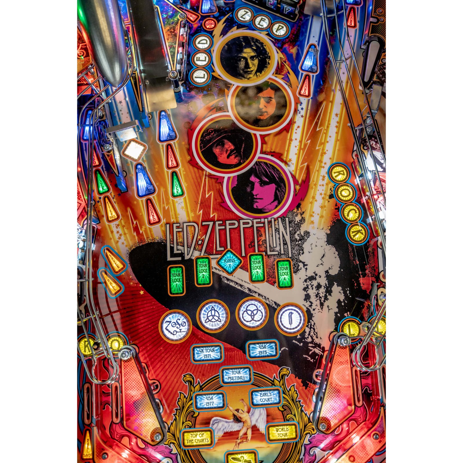 Led Zeppelin Pro Pinball Machine by Stern