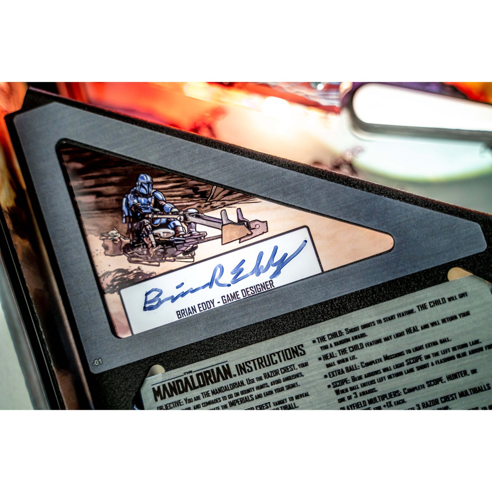 The Mandalorian Limited Edition Pinball Machine by Stern