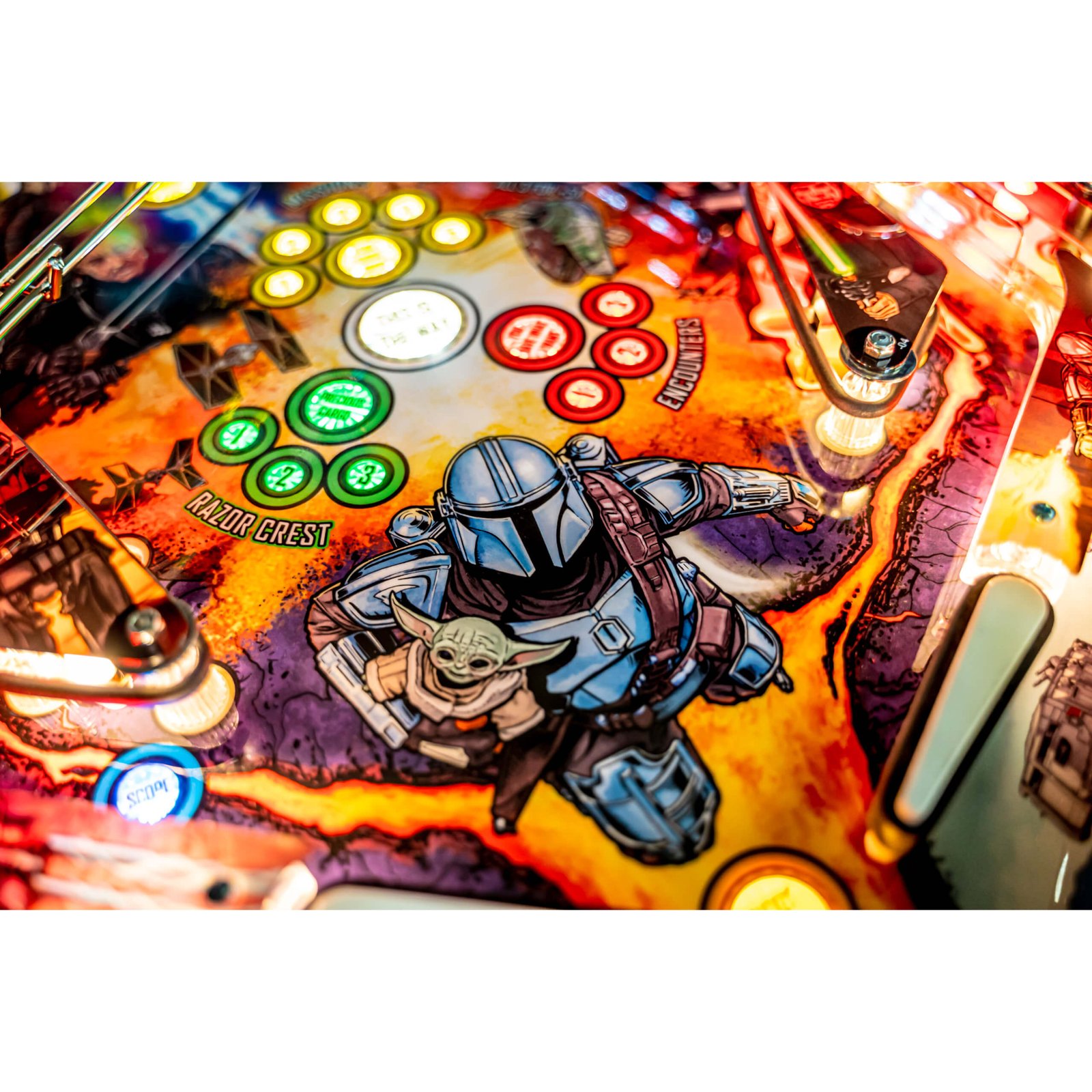 The Mandalorian Limited Edition Pinball Machine by Stern