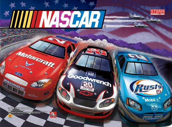 NASCAR Pinball Machine by Stern