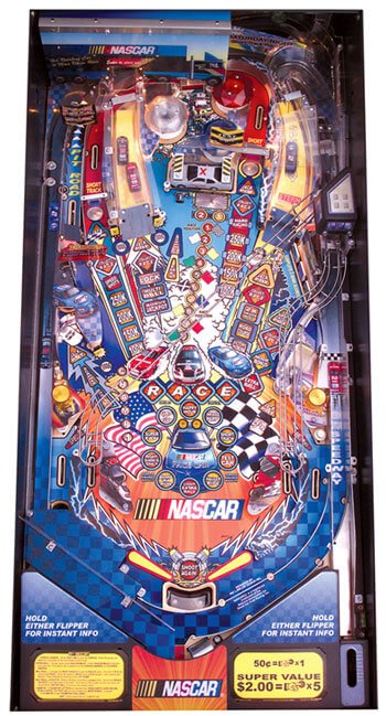 NASCAR Pinball Machine by Stern