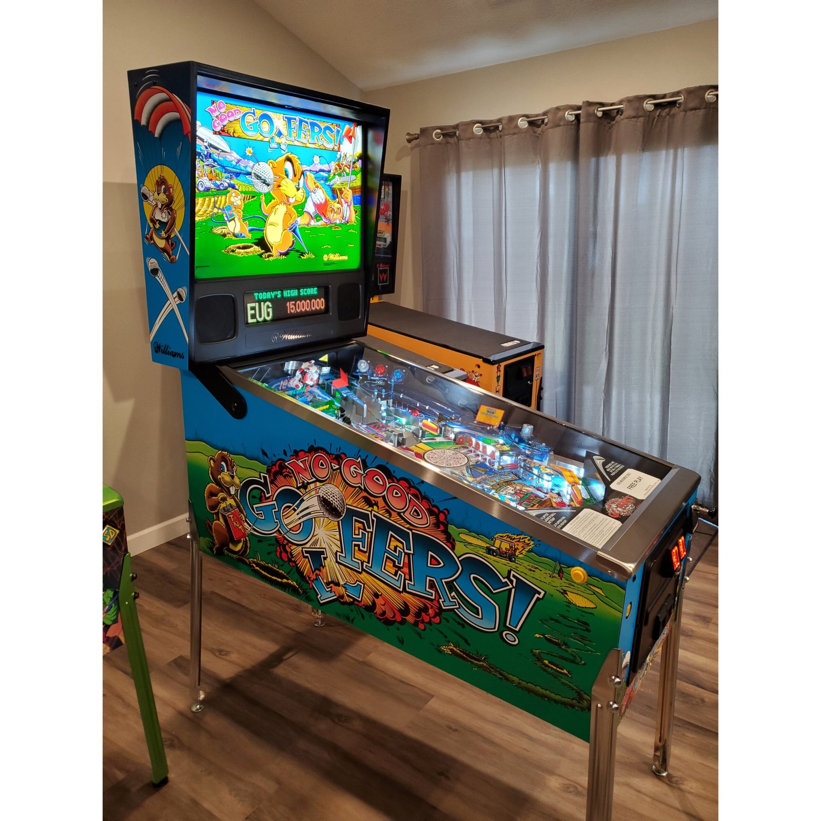 No Good Gofers Pinball Machine by Williams (High End Restoration)
