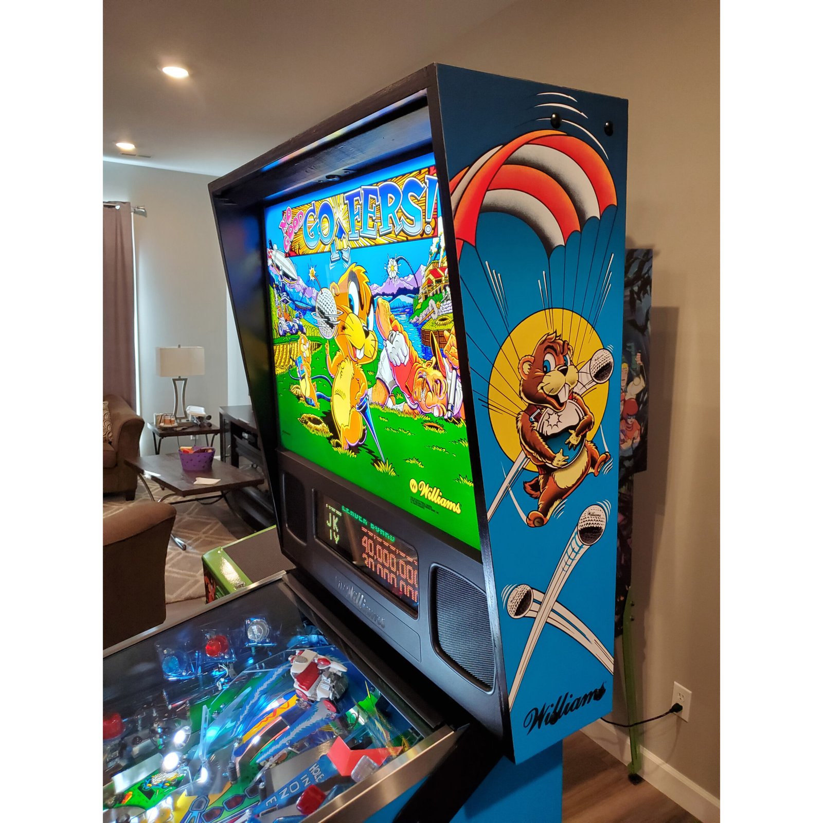 No Good Gofers Pinball Machine by Williams (High End Restoration)