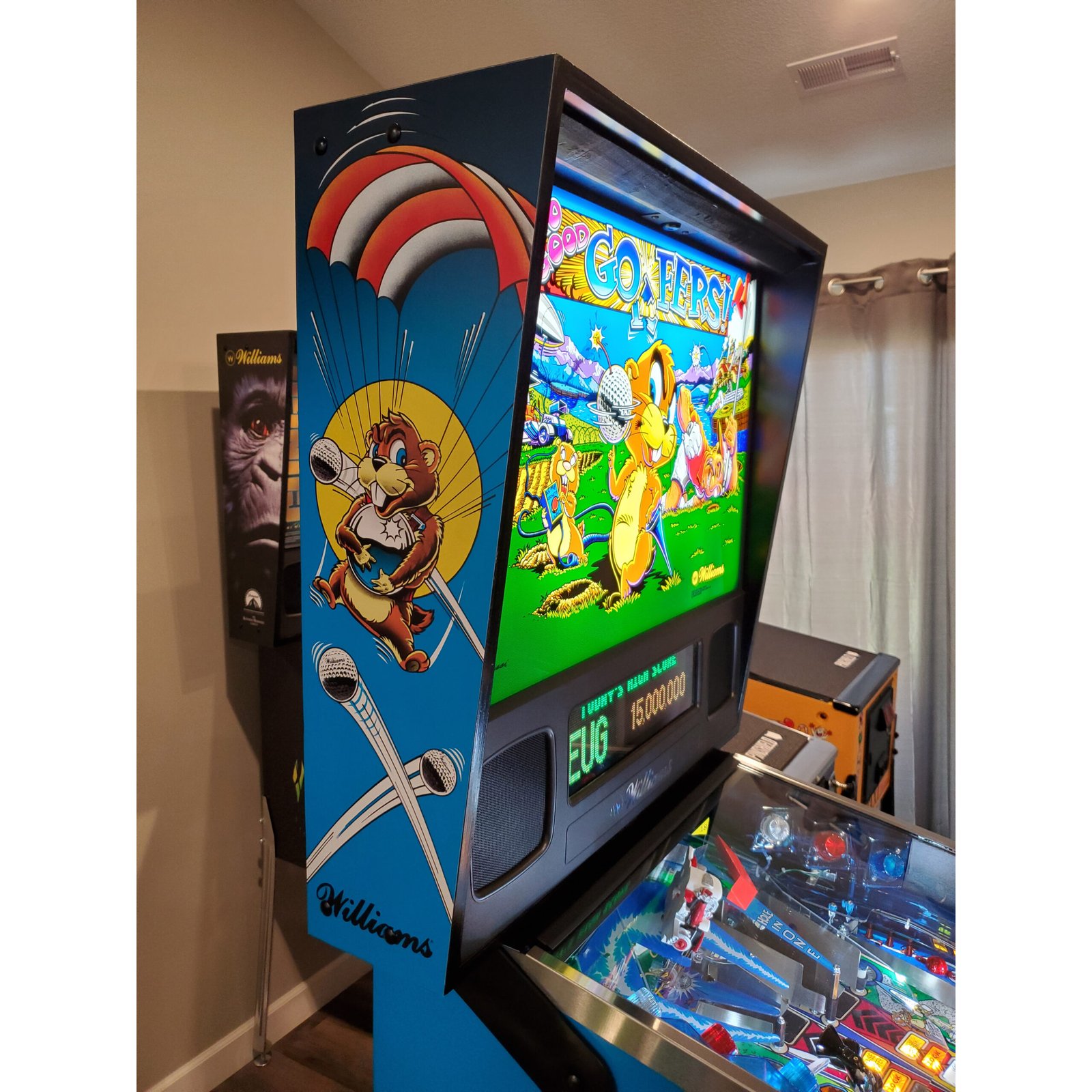 No Good Gofers Pinball Machine by Williams (High End Restoration)
