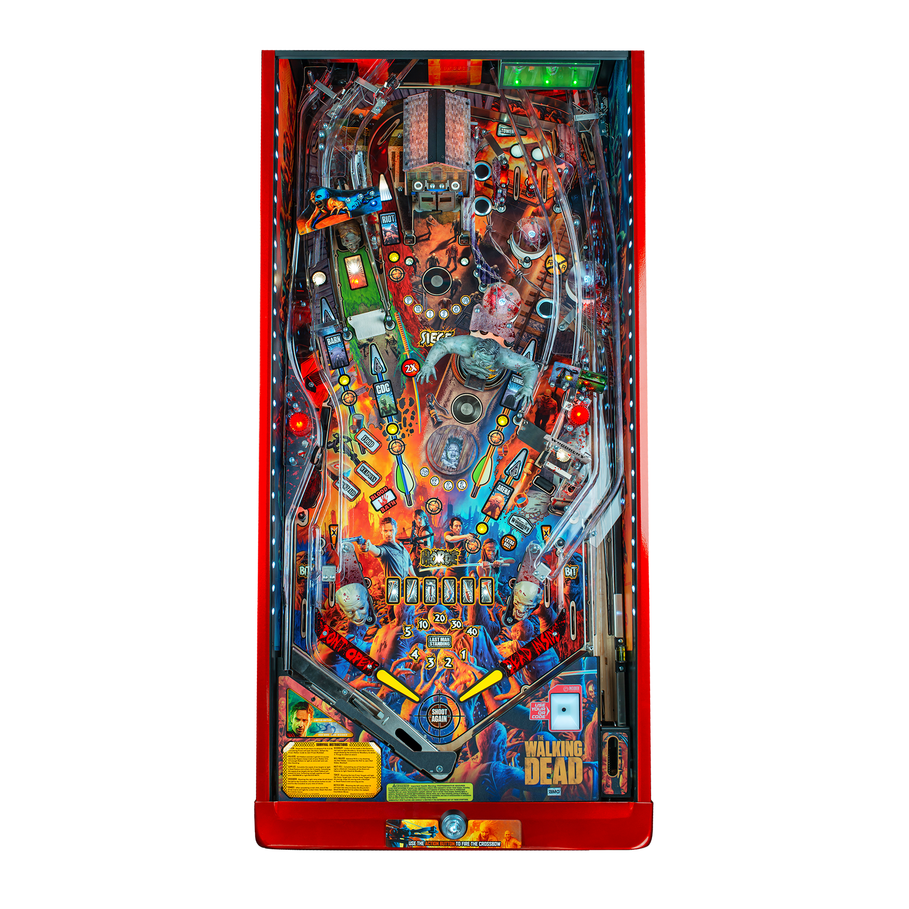 The Walking Dead Remastered Limited Edition Pinball Machine by Stern