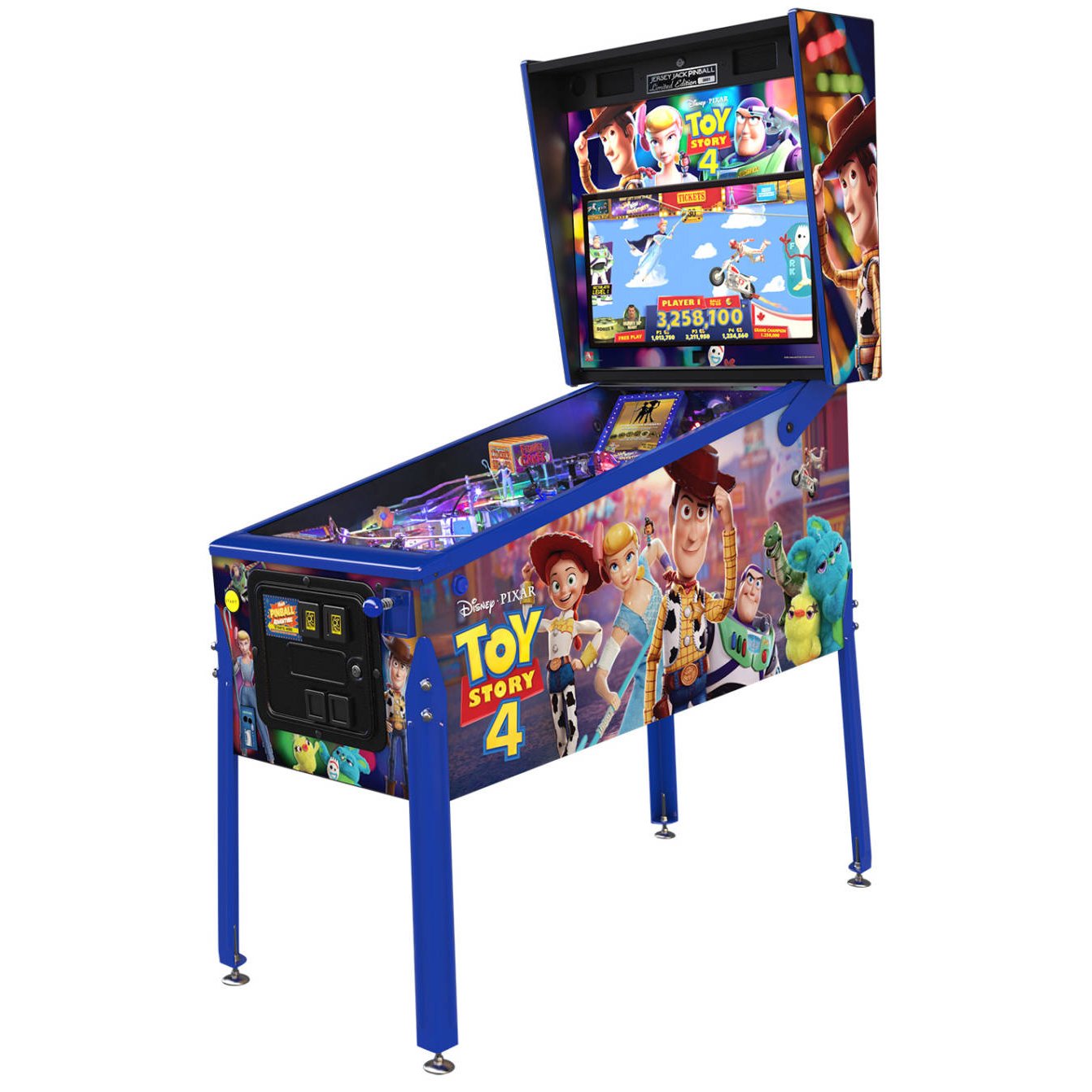 Toy Story 4 Limited Edition Pinball by JJP