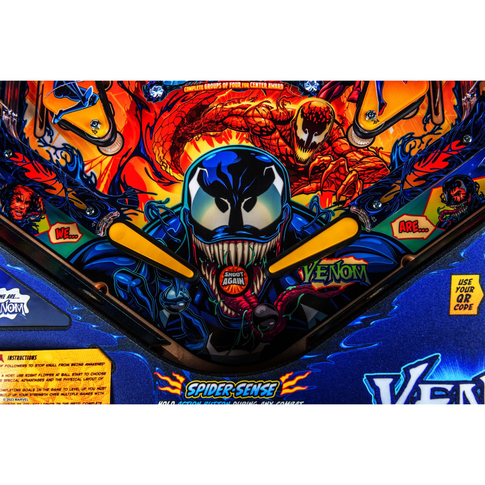 Venom Premium Pinball Machine by Stern