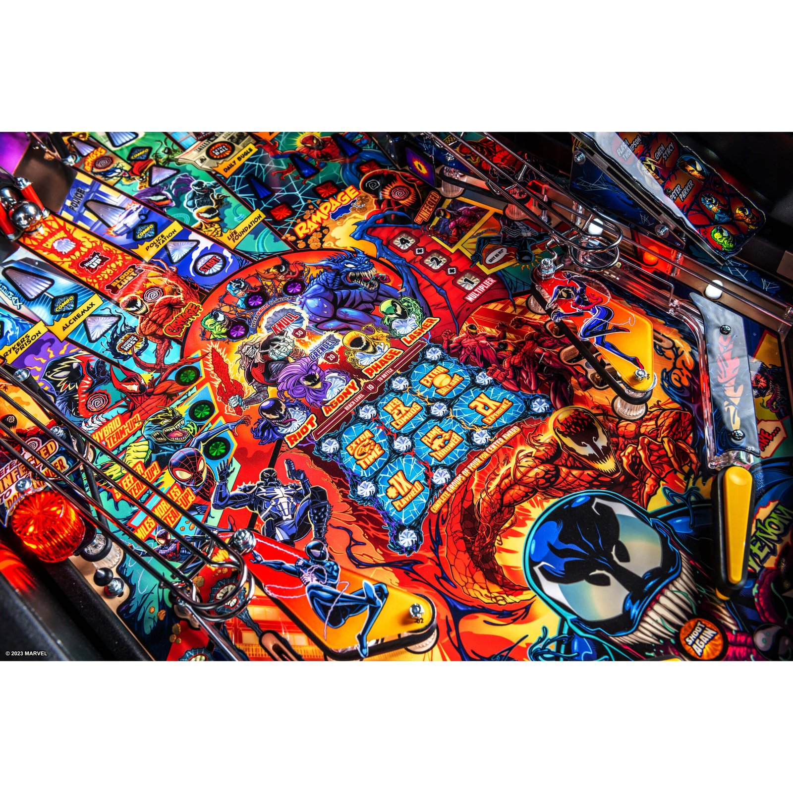 Venom Premium Pinball Machine by Stern