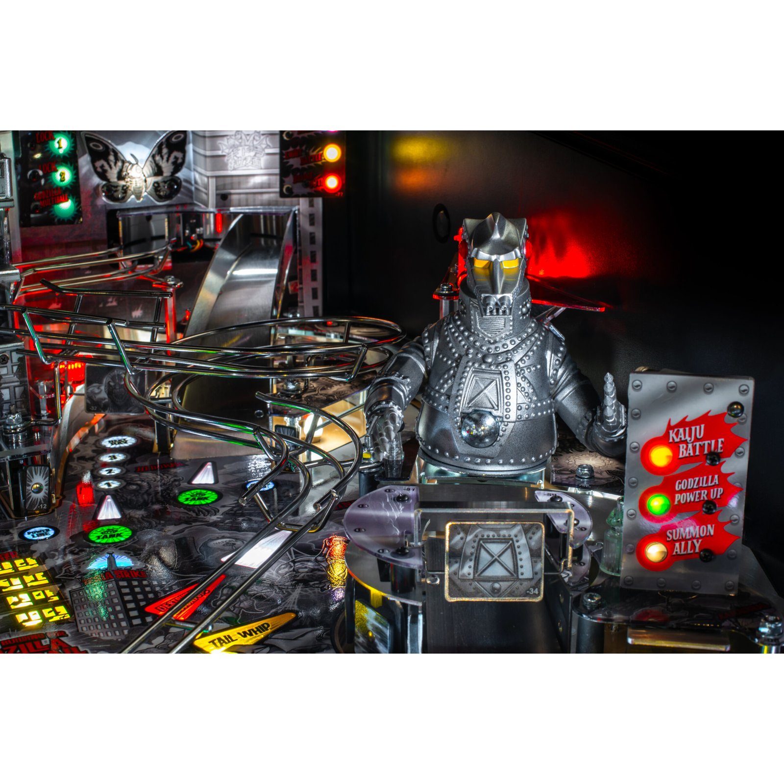 Godzilla 70th Anniversary Premium Pinball Machine by Stern