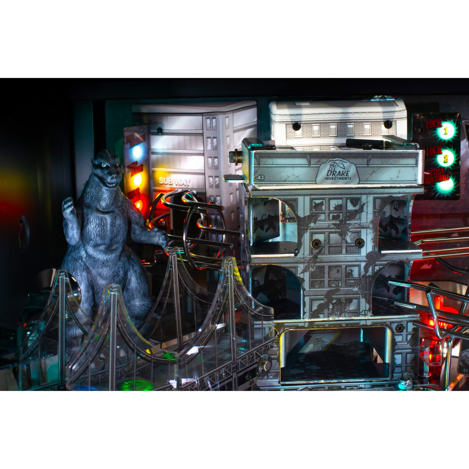 Godzilla 70th Anniversary Premium Pinball Machine by Stern