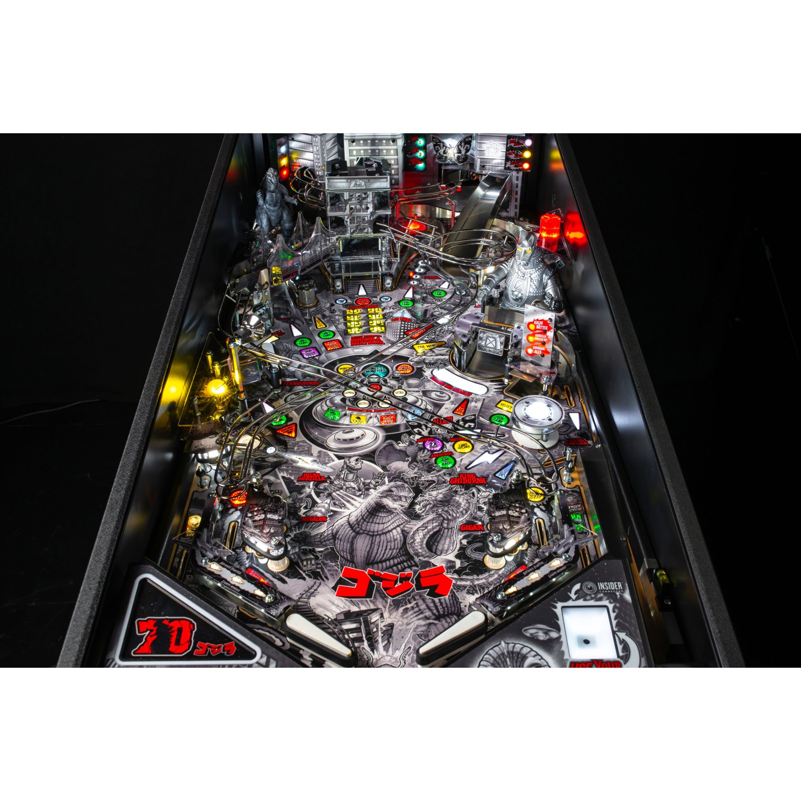 Godzilla 70th Anniversary Premium Pinball Machine by Stern