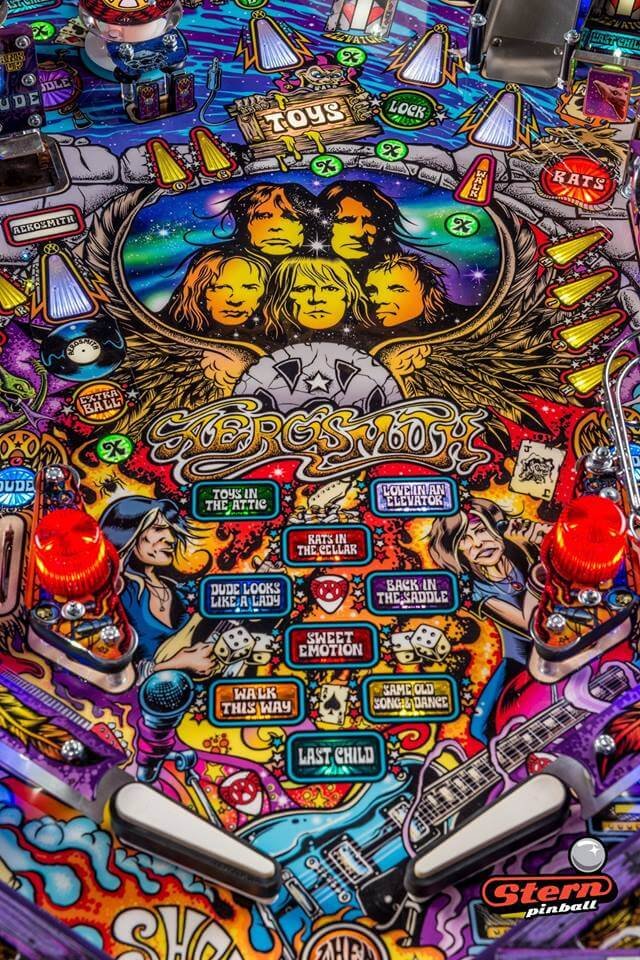 Aerosmith Pro Pinball Machine by Stern