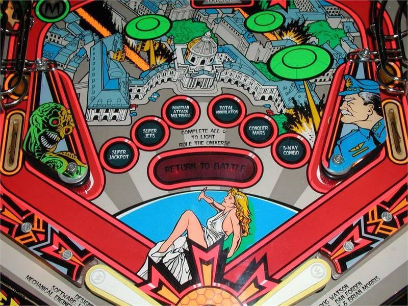 Attack From Mars Pinball Machine by Bally