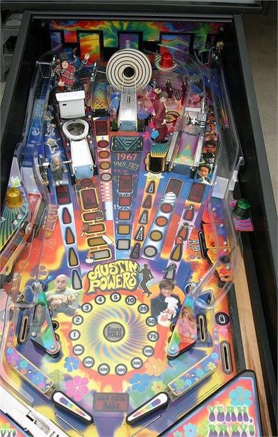 Austin Powers Pinball Machine by Stern