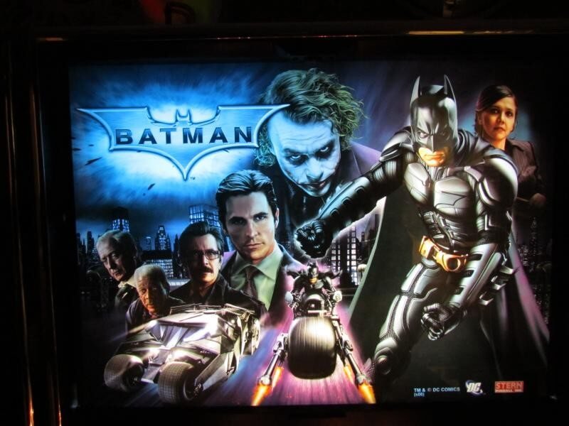 Batman Dark Knight Pinball Machine by Stern