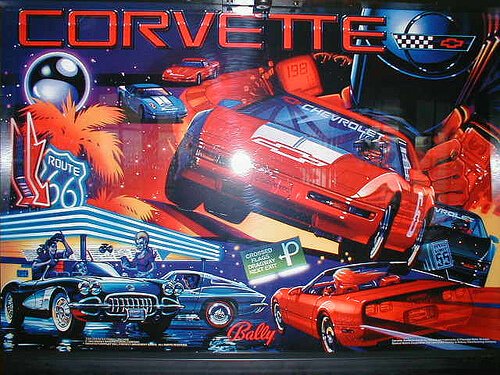 Corvette Pinball Machine by Bally