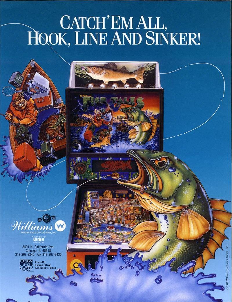 Fish Tales Pinball Machine by Williams