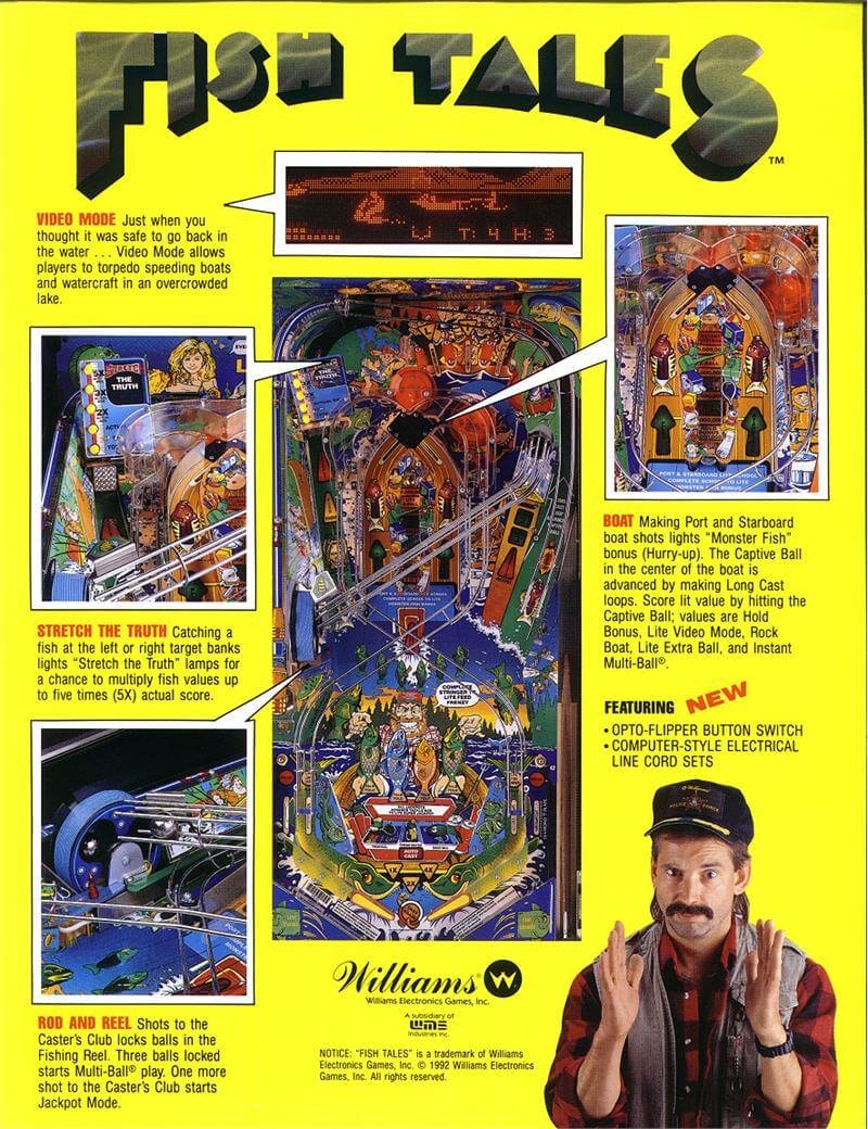 Fish Tales Pinball Machine by Williams