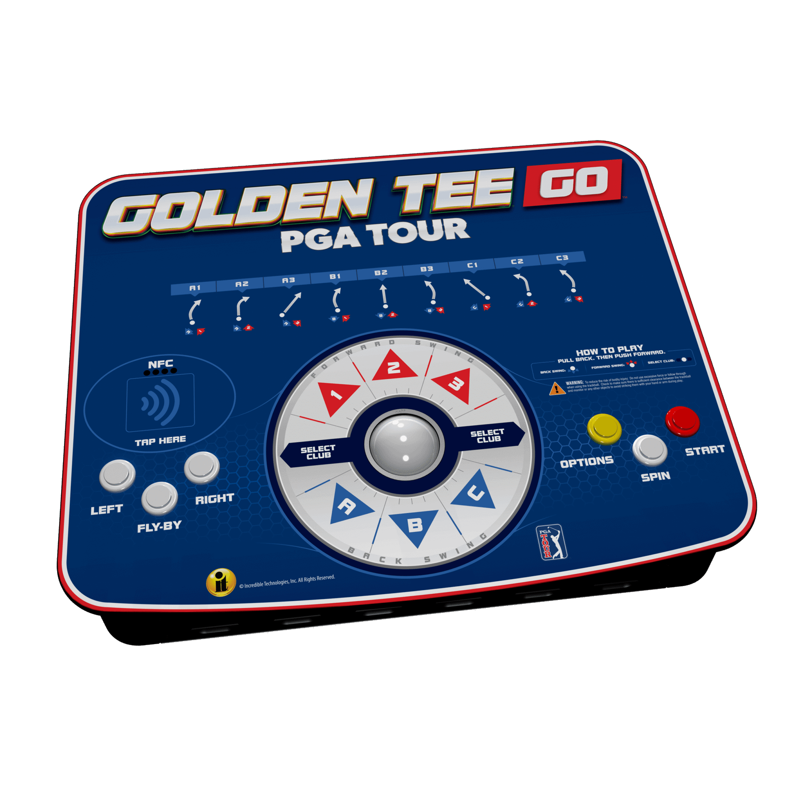 Golden Tee PGA TOUR Go Portable Golf Arcade Game