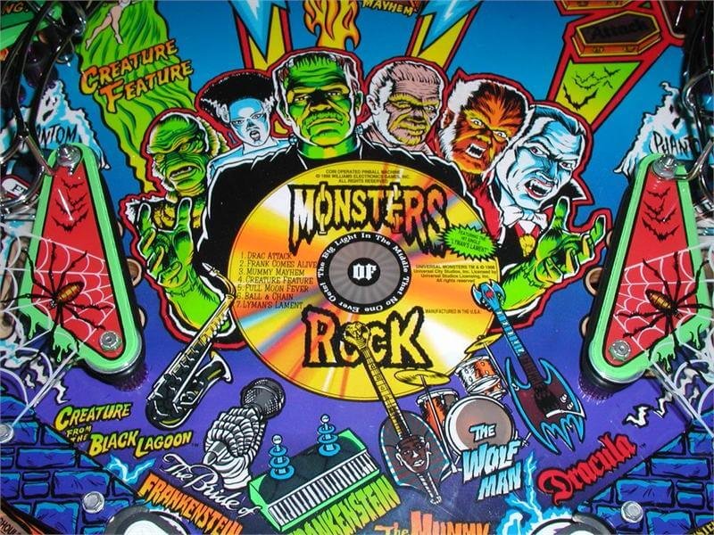 Monster Bash Pinball Machine by Williams