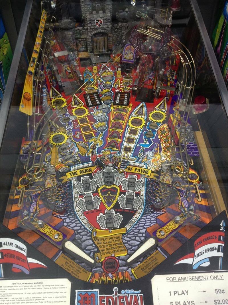 Medieval Madness Pinball Machine by Williams