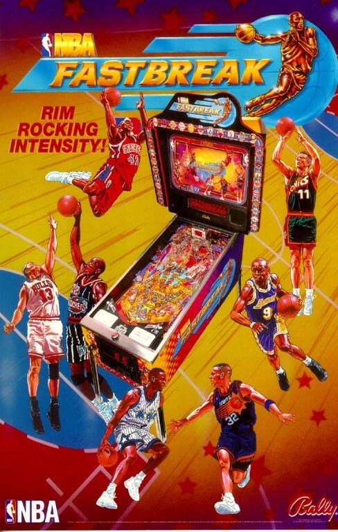 NBA Fastbreak Pinball Machine by Bally