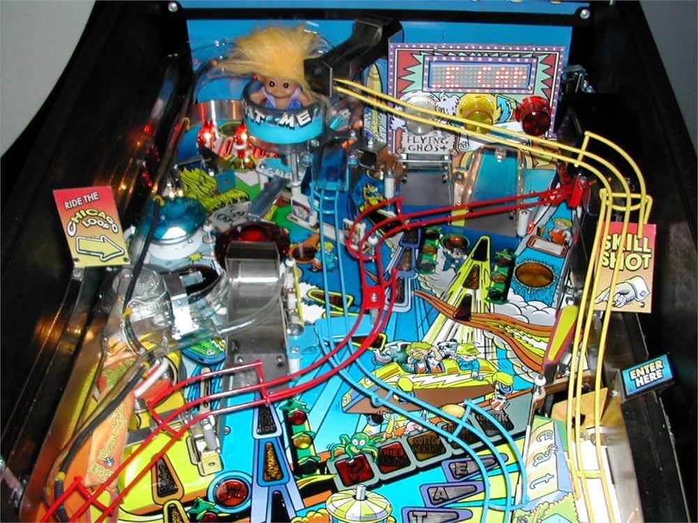 Roller Coaster Tycoon Pinball Machine by Stern