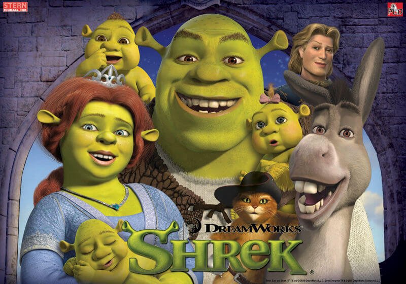 Shrek Pinball Machine by Stern