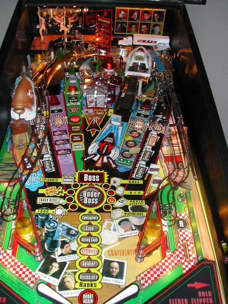 Sopranos Pinball Machine by Stern