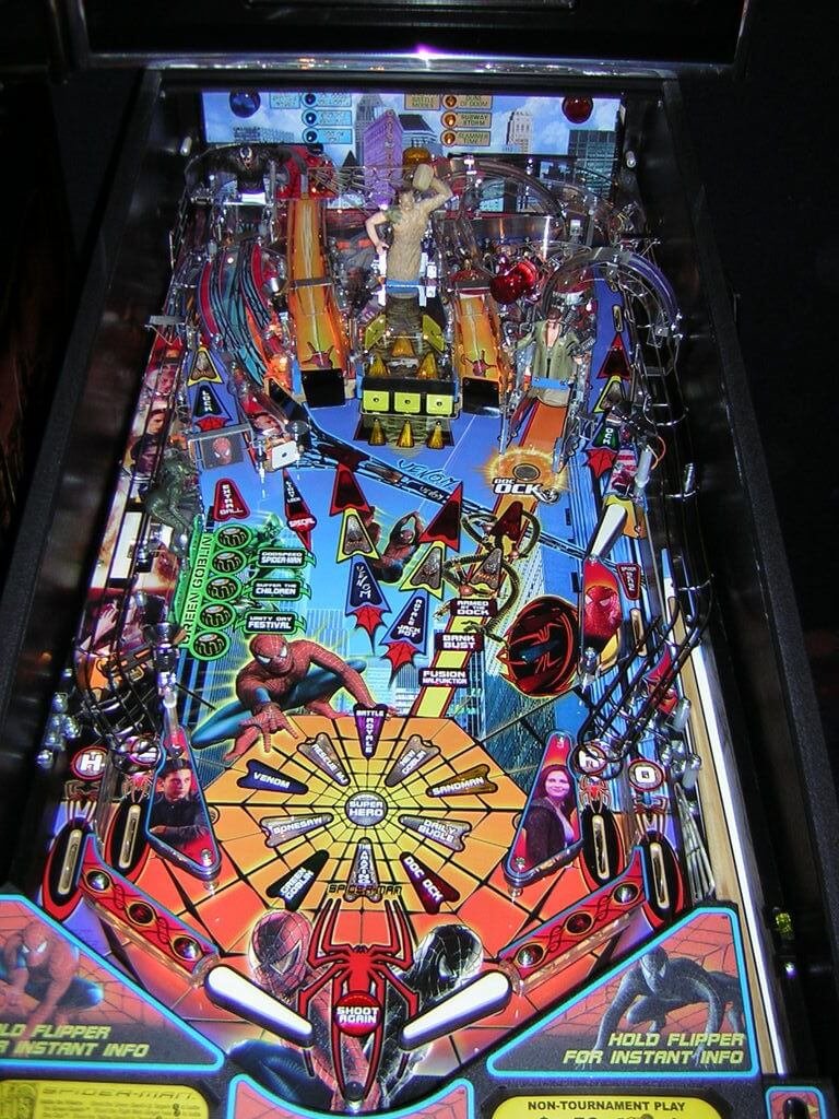 Spider-man Pinball Machine by Stern