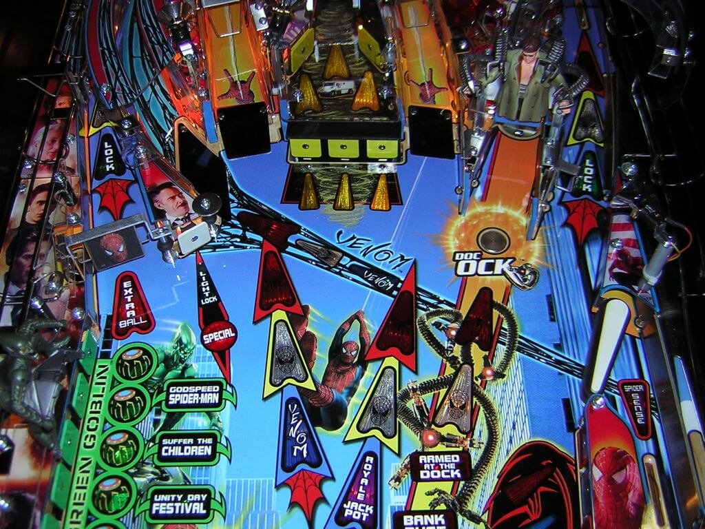 Spider-man Pinball Machine by Stern