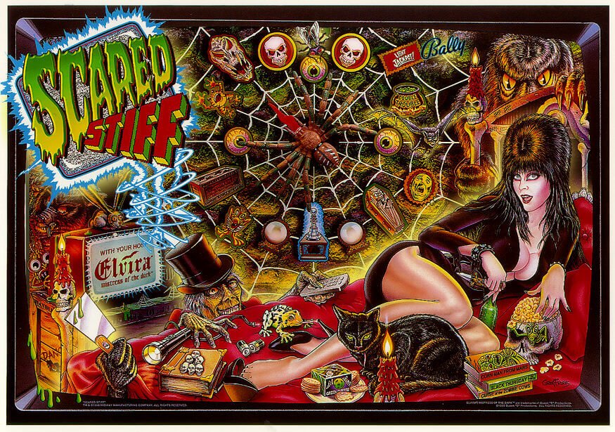 Scared Stiff Pinball Machine by Bally