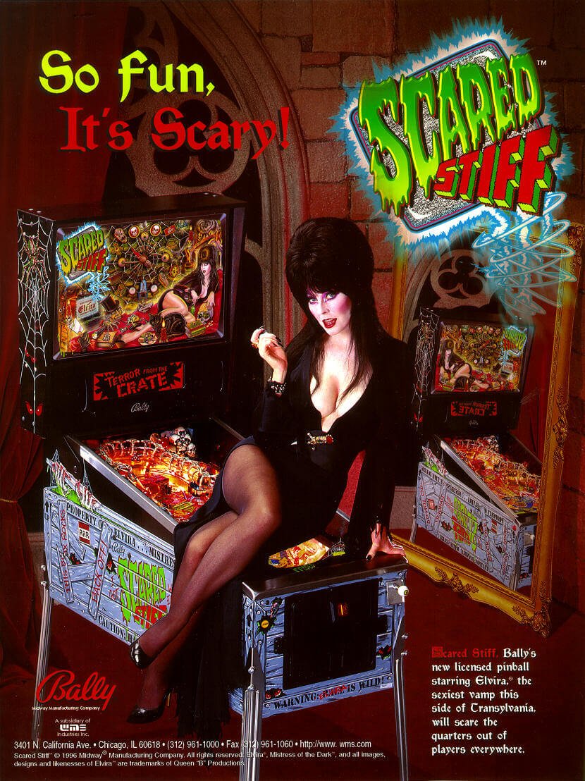 Scared Stiff Pinball Machine by Bally