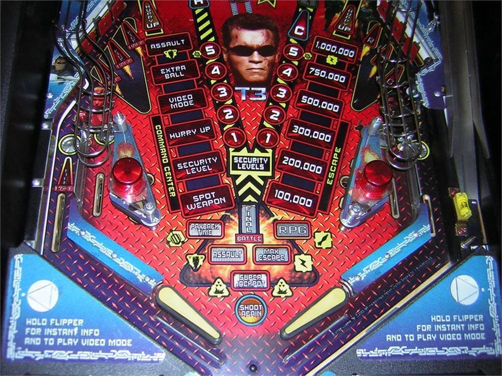 Terminator 3 Pinball Machine by Stern