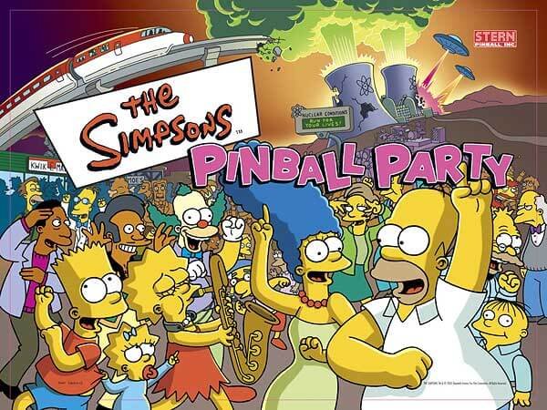 Simpsons Pinball Party Machine by Stern