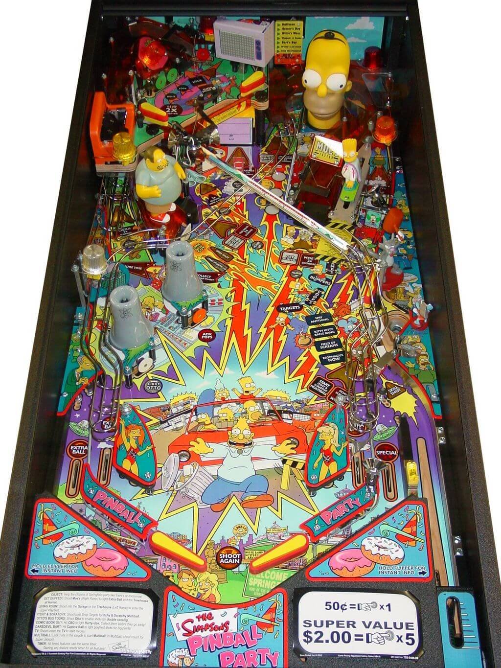 Simpsons Pinball Party Machine by Stern