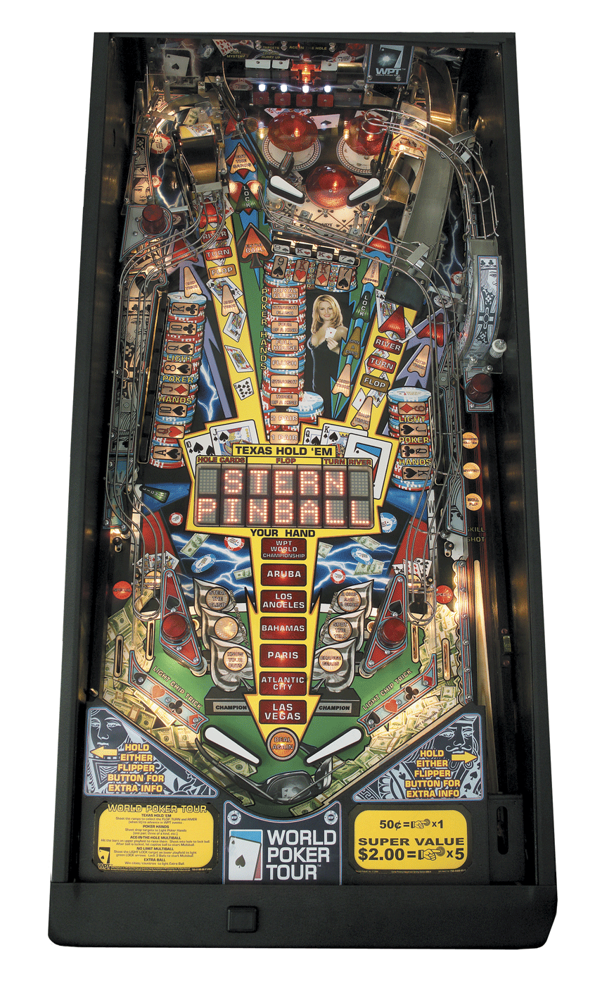 World Poker Tour Pinball Machine by Stern