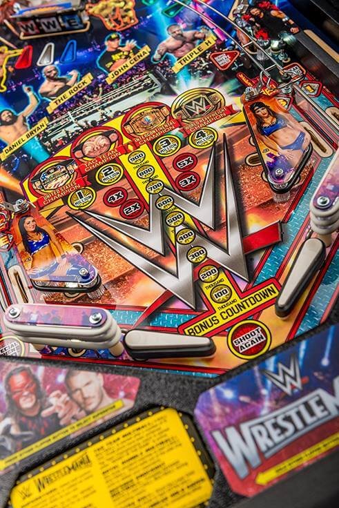 WWE Wrestlemania Pro Pinball Machine by Stern